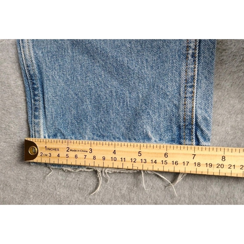 Abercrombie Fitch Double Knee Carpenter Jeans Men 32X32 Baggy Distress Y2K - Picture 11 of 13